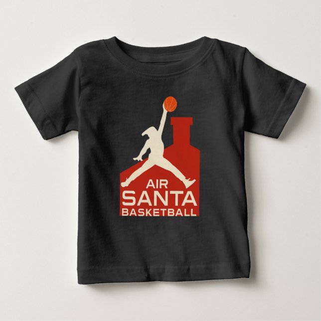  AIR SANTA – Funny Xmas Basketball Tshirt (Vorderseite)