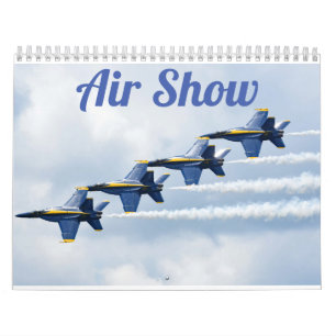 Air Show Two Page MediumCalendar, White Kalender