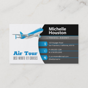 Air Tour   Travel Agent Business Card Visitenkarte