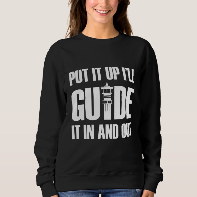 Air Traffic Control Costume Aviation ATC Flight Co Sweatshirt (Vorderseite)