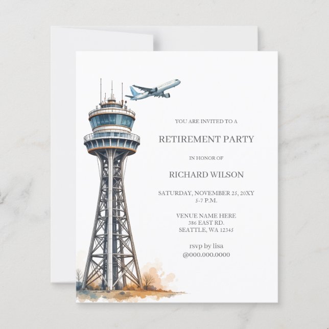 Air Traffic Controller Retirement Party  (Vorderseite)
