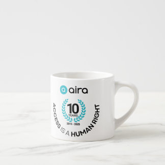 Aira 10. Geburtstag/Jubiläum Espressotasse