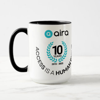 Aira 10. Geburtstags-/Jubiläumstasse Tasse