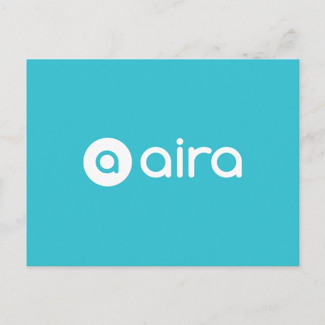 Aira Logo Postkarte (Vorderseite)