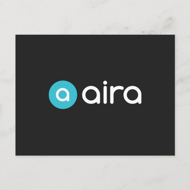 Aira Logo Postkarte (Vorderseite)