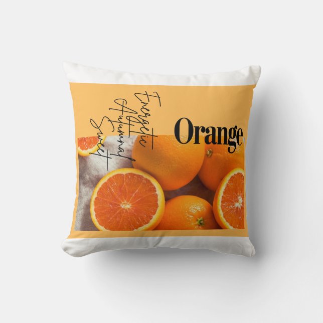 Airbag Orange Decor and Art Kissen (Vorderseite)