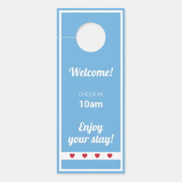 Airbnb | Türhanger | Chicago | Blau Türanhänger