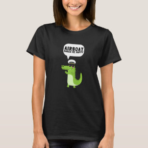 Airboat Swamp Hydroplane Fanboat Airboothover T-Shirt