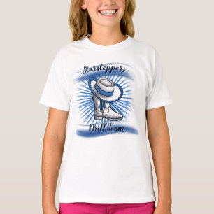 Airbrush-Drill-Team für benutzerdefinierbares Des T-Shirt