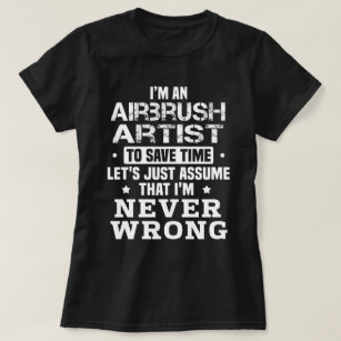 Airbrush-Künstler T-Shirt
