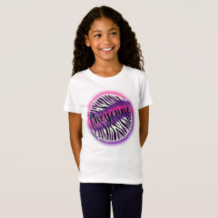 Airbrush zebra druckname design T - Shirt