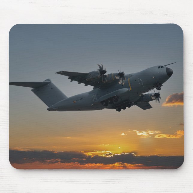 Airbus A400M bei Sunset Mousepad (Vorne)