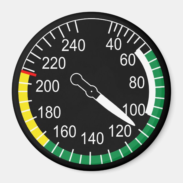 Aircraft Airspeed Indicator Magnet (Vorne)