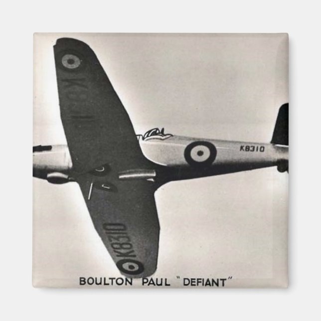 Aircraft Magnet - Boulton Paul Defiant (Vorne)