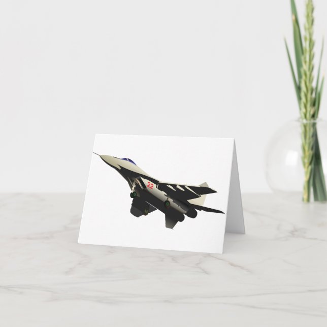 Aircraft Note Cards Karte (Vorderseite)