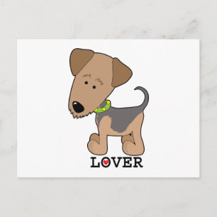 Airdale Lover Postkarte