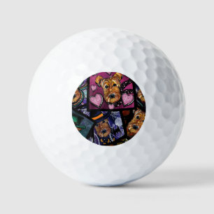 AIRDALE TERRIER  GOLFBALL