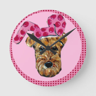 AIRDALTERRIER RUNDE WANDUHR