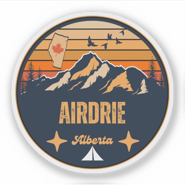 Airdrie, Alberta Aufkleber (Vorderseite)