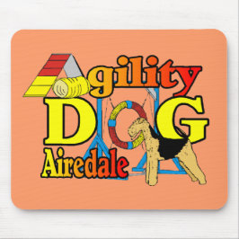 Airedale_Agility Geschenke Mousepad