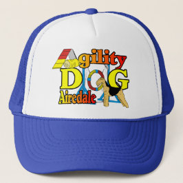 Airedale_Agility Geschenke Truckerkappe