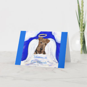 Airedale Angel Karte