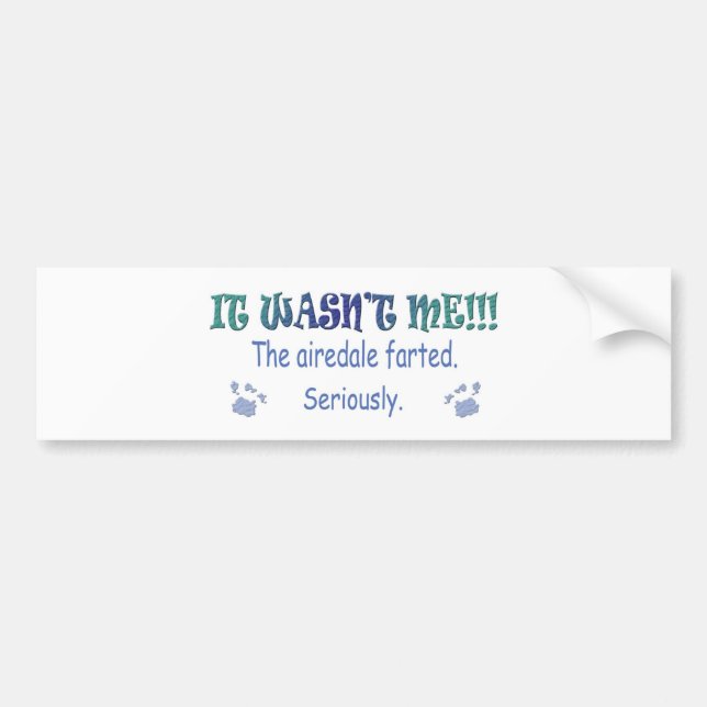 Airedale Autoaufkleber (Vorne)
