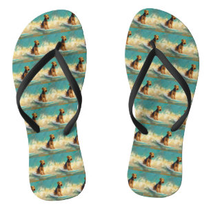 Airedale Beach Surfgrafik Flip Flops
