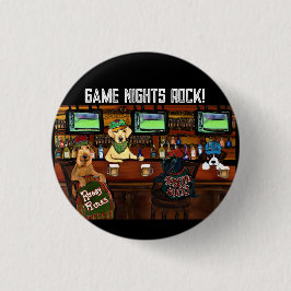 AIREDALE & FRIENDS Poster Button