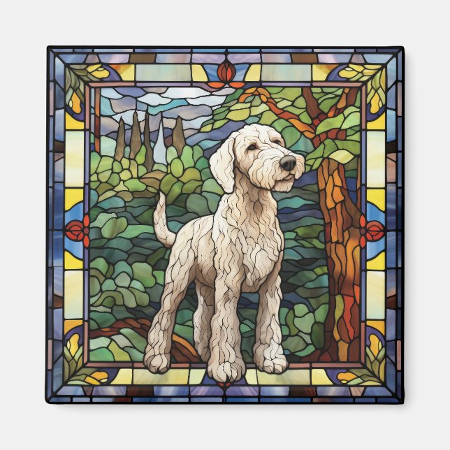 Airedale-Hund-Magnet Magnet (Vorne)