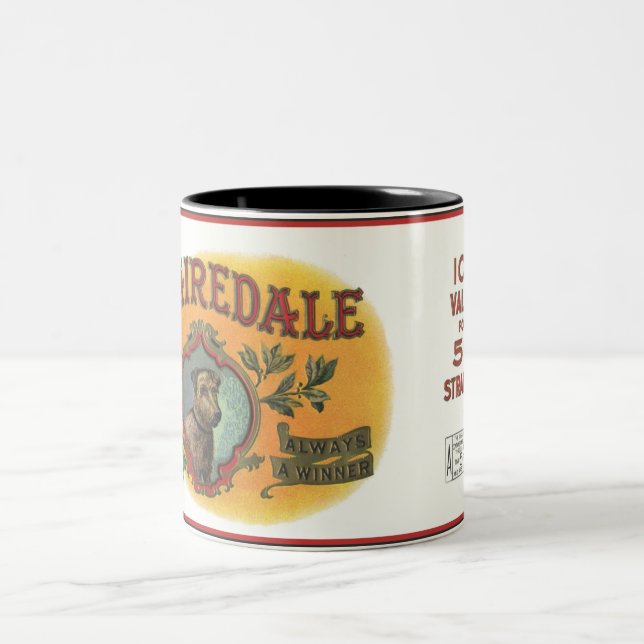 Airedale Hunde Tasse (Mittel)