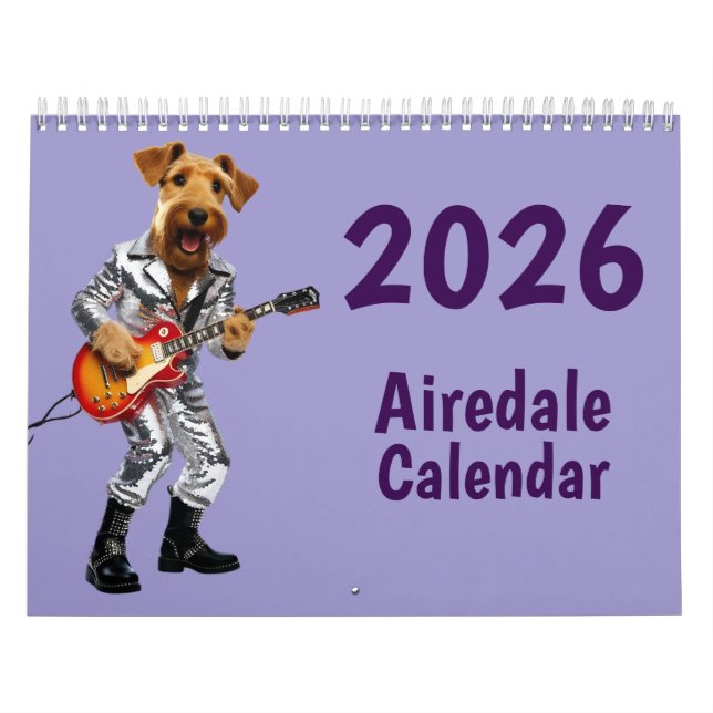 Airedale-Kalender Kalender (Titelbild)
