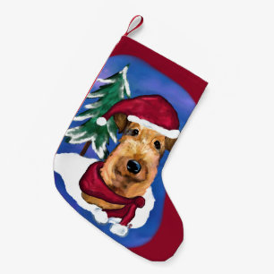 Airedale  kleiner weihnachtsstrumpf