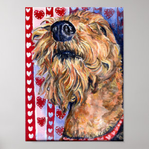 Airedale Liebe Poster