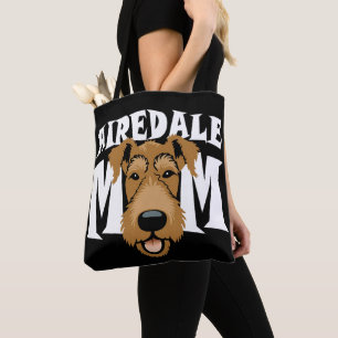 Airedale Mama Niedlich Airedale Terrier Dog Lover 