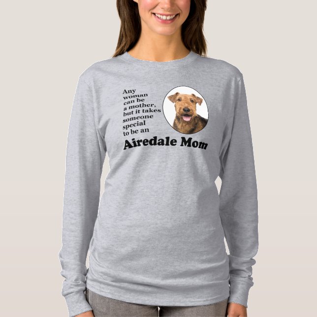 Airedale Mama T - Shirt (Vorderseite)