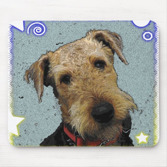 Airedale-Mausunterlage Mousepad (Vorne)