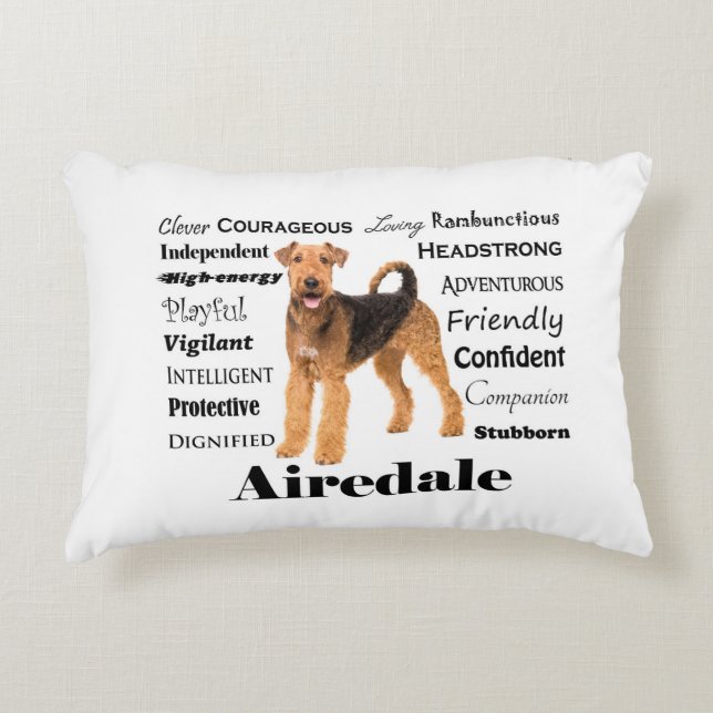 Airedale Pillow Dekokissen (Vorderseite)