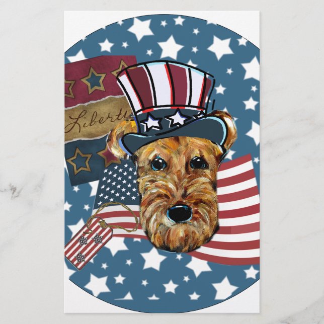 AIREDALE TERRIER (Vorderseite)