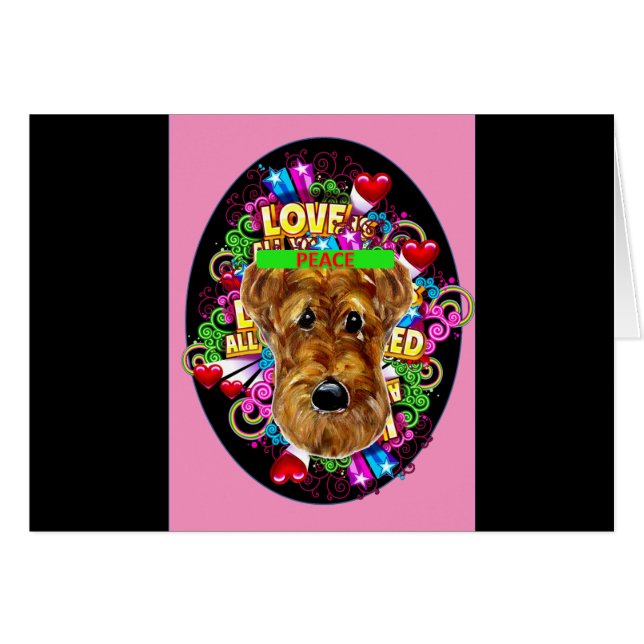 AIREDALE TERRIER (Vorderseite (Horizontal))