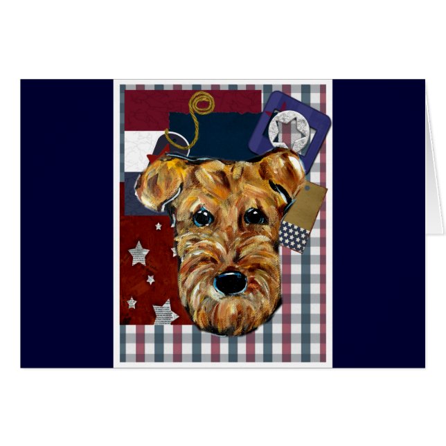 AIREDALE TERRIER (Vorderseite (Horizontal))