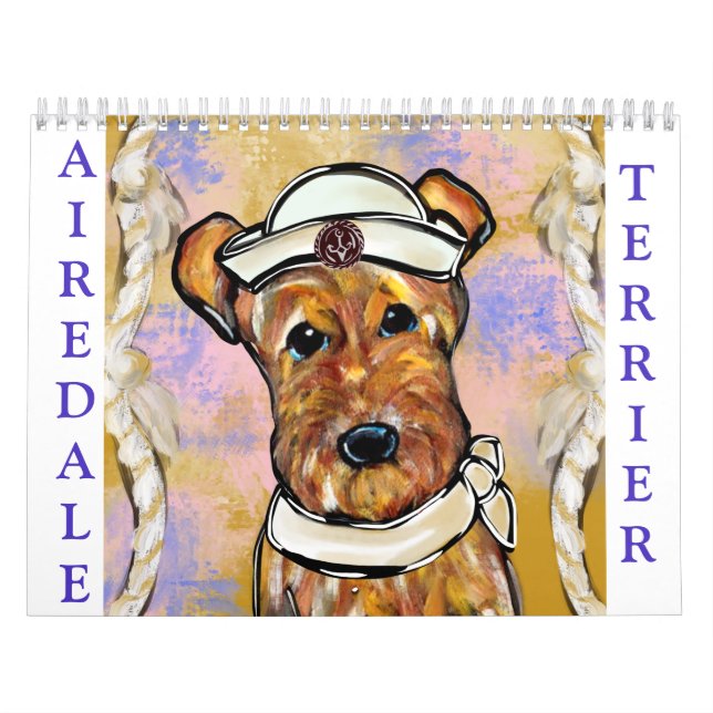 Airedale Terrier  2026 Kalender (Titelbild)