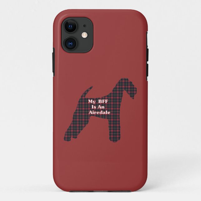 Airedale Terrier BESTE FREUNDIN Case-Mate iPhone Hülle (Rückseite)