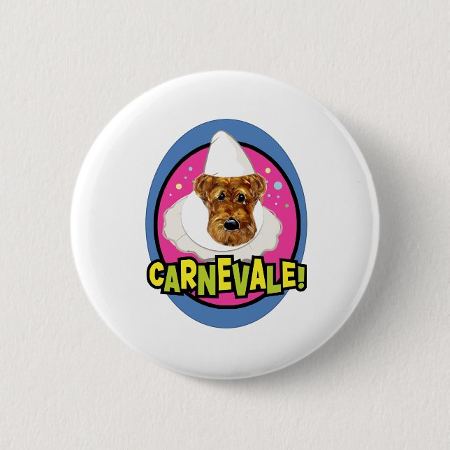 AIREDALE TERRIER BUTTON (Vorderseite)