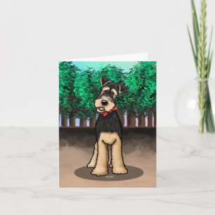 Airedale Terrier Card Dankeskarte