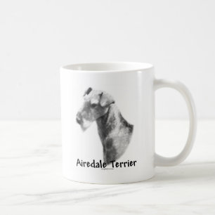 Airedale Terrier Charcoal Tasse