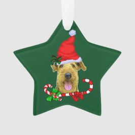 Airedale Terrier Christmas Ornament