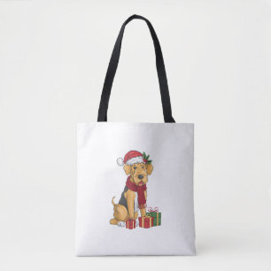 Airedale Terrier Dog Christmas Outfits Weihnachtsm