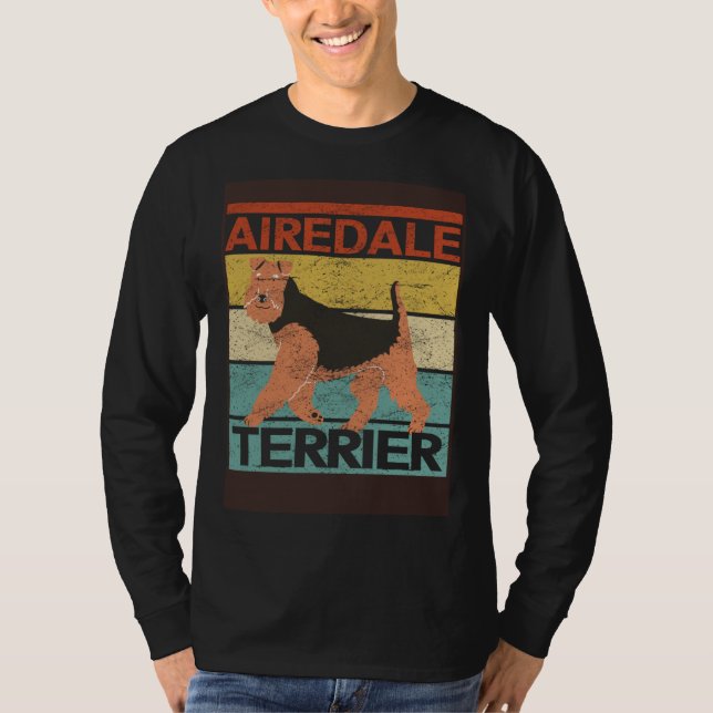 Airedale Terrier Dog Dog Owner Airedale Terrier T-Shirt (Vorderseite)
