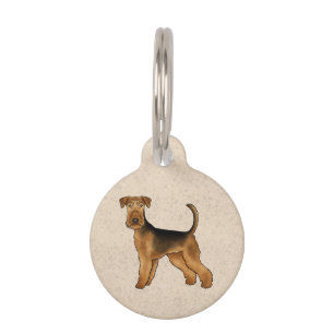 Airedale Terrier Dog Illustration Bingley Terrier Haustiermarke